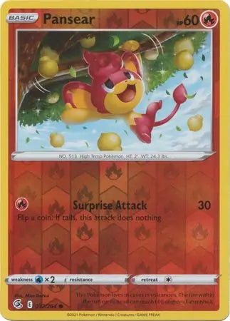 Fusion Strike Pansear #37/264 reverse holo